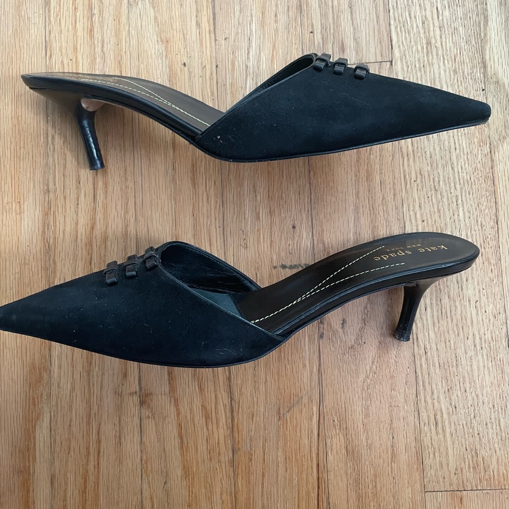 Retro/Vintage Kate Spade kitten heel mule 8.5 - Picture 7 of 9